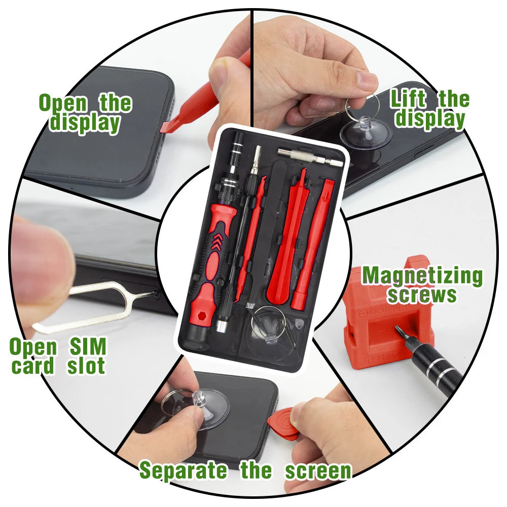 115 in 1 Precision Screwdriver Set Multifunctional Magnetic Repair Tools Kit for Computer Laptop Phone Macbook Household Repairs